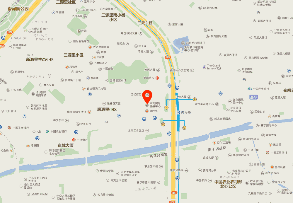 平安国际金融中心位置地图